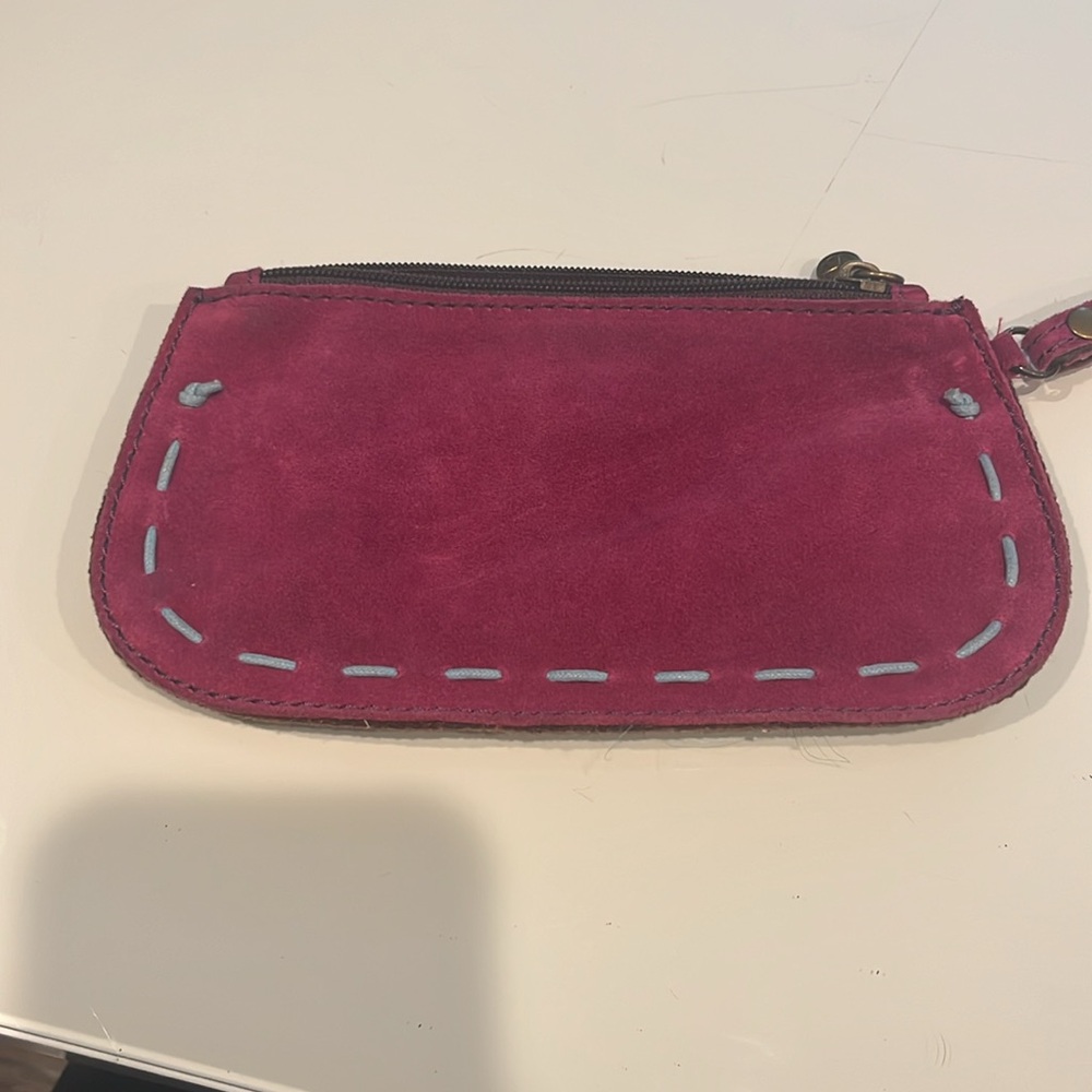 Mini wristlet suede by Lucky Brand